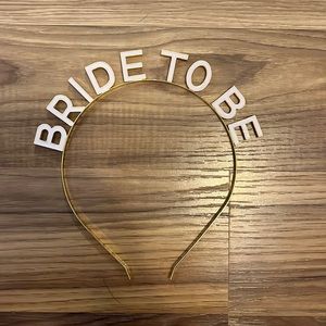Bride to be headband
